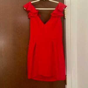 Amanda Richard Gimlet Dress in Lipstick